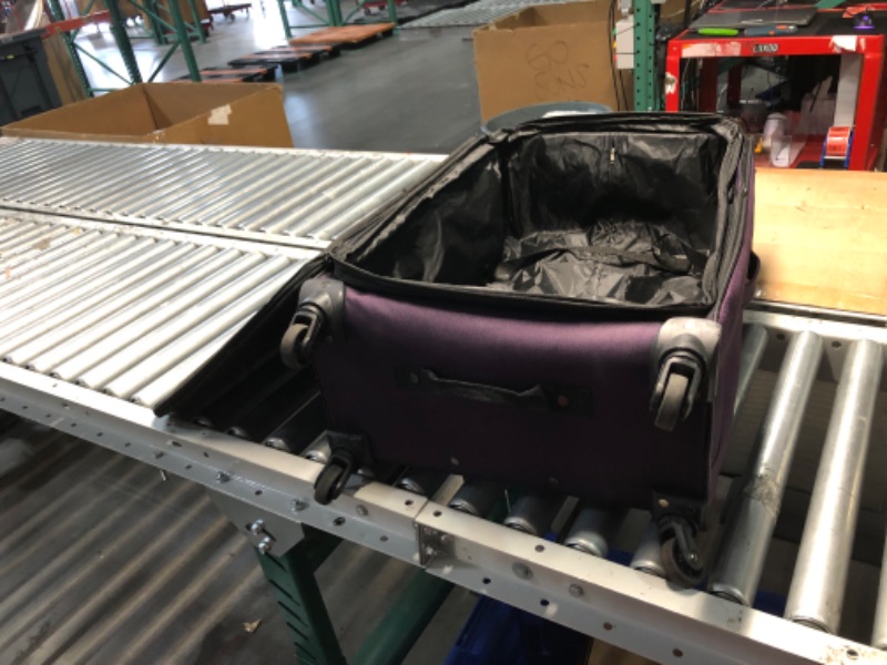 Photo 5 of ***HEAVILY USED AND DIRTY - SEE PICTURES***
U.S. Traveler Aviron Bay Expandable Softside Luggage with Spinner Wheels, Purple, 30-Inch