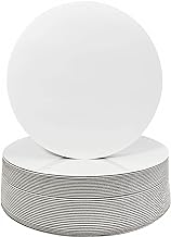 Photo 1 of [35pcs] 12" White Cake board Round,Disposable Cake Circle Base Boards Cake Plate Round Coated Circle Cakeboard Base 12inch,Pack of 35