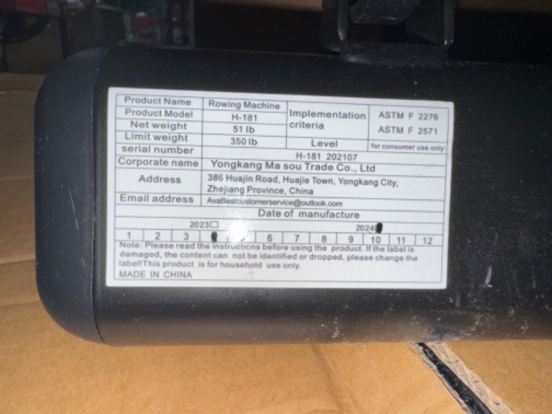 Photo 1 of ***PARTS ONLY NON-REFUNDABLE READ NOTES**YOSUDA Magnetic/Water Rowing Machine 350 LB Weight Capacity - Foldable Rower for Home Use with Bluetooth, App Supported, Tablet Holder and Comfortable Seat Cushion 01-Magnetic Rower