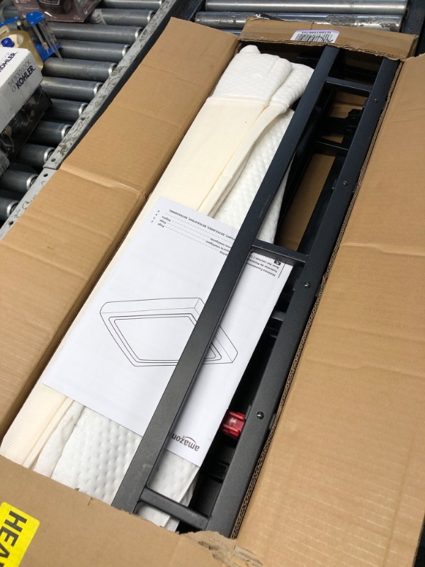 Photo 1 of [READ NOTES]
Amazon Basics Smart Box Spring Bed Base, 5 Inch Mattress Foundation, Tool-Free Easy Assembly, Full, White White Full