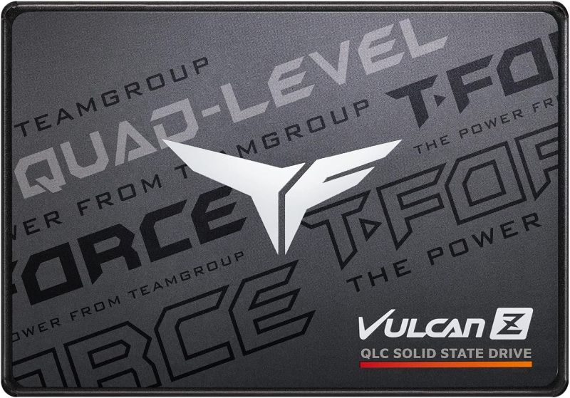 Photo 1 of (READ FULL POST) TEAMGROUP T-FORCE Vulcan Z 4TB SLC Cache 3D NAND QLC 2.5 Inch SATA III Internal Solid State Drive SSD (R/W Speed up to 550/510 MB/s) T253TY004T0C101