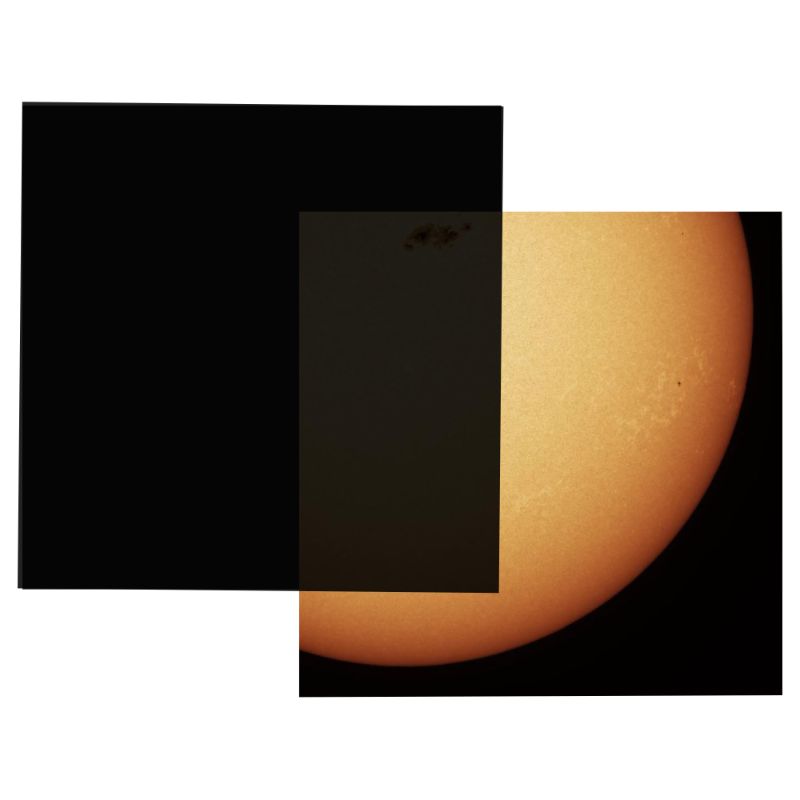 Photo 1 of ***FACTORY SEALED*** Gravitis AstroSnap: DIY Solar Filter Sheet Variants for Enhanced Sun Photography with Telescopes, Binoculars and Cameras - ISO 12312-2 Compliant, AAS Recognized (4x4)