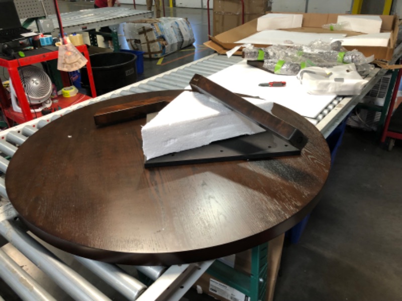 Photo 8 of ***USED - LIKELY MISSING PARTS - UNABLE TO VERIFY FUNCTIONALITY***
Acme Drake Dining Table in Espresso, 48"D x 48"W x 30"H