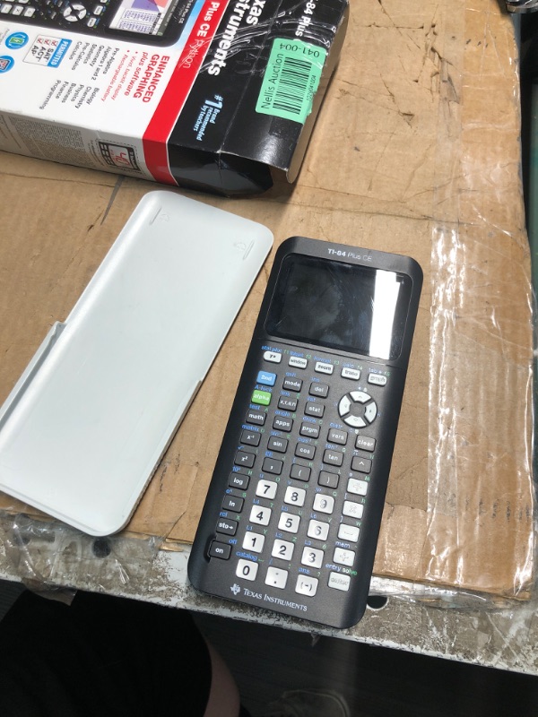 Photo 2 of **MISSING PIECES/ MINOR DAMAGE/ SEE NOTES**
Texas Instruments TI-84 Plus CE Color Graphing Calculator, Black Black Single Pack