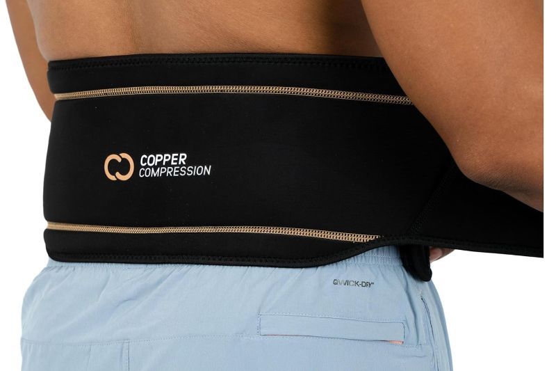 Photo 1 of ***STOCK PHOTO FOR RREFRENCE ONLY***Copper Compression Lower Back Lumbar Support Brace, 1 Guaranteed Highest Copper Content, Great for All Activities! Infused Fit Wrap/Belt, Wear Anywhere! (Waist 28" - 38")