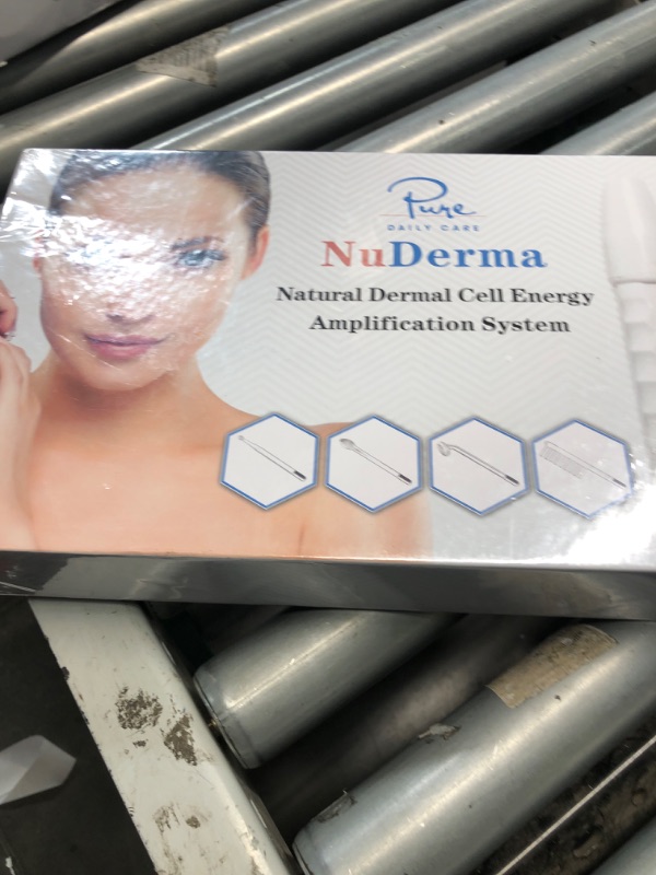 Photo 2 of ***FACTORY SEALED***NuDerma Portable Handheld Skin Therapy Wand Machine w/Neon – Anti-Aging - Skin Tightening - Wrinkle Reducing - Dark Circles – Clarifying - Hair & Scalp Stimulator