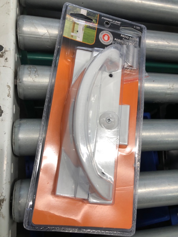 Photo 2 of ***FACTORY SEALED*** Prime-Line C 1263 Diecast, White, Patio Door Handle Set with Clamp Upgrade (Single Pack)