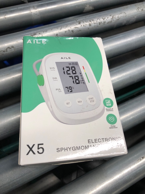 Photo 2 of ***FACTORY SEALED*** Blood Pressure Monitor,AILE blood pressure machine Upper Arm Large Cuff(8.7"-16.5"Adjustable),automatic high blood pressure cuff for home use,(BP)blood pressure monitor,2*99 memory,Easy to use/travel White