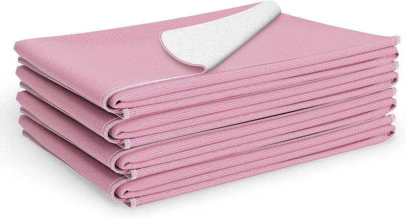 Photo 1 of (READ FULL POST) Medline - MDTR1227073AZ Softnit 300 Washable Underpads, Pack of 4 Large Bed Pads, 34" x 36", For use as incontinence bed pads, reusable pet pads, great for dogs, cats, and bunny
