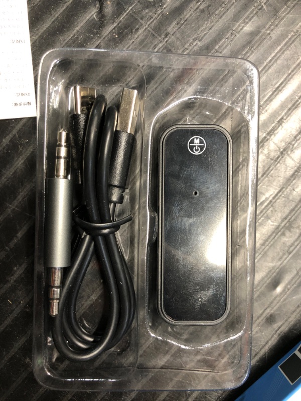 Photo 2 of (Newest) Aux Bluetooth 5.0 Adapter for Car, Bluetooth Receiver for Car Home Stereo System and Headphones, Bluetooth Aux Adapter, 2 in 1 Wireless Bluetooth Transmitter and Receiver for Hands-Free Call