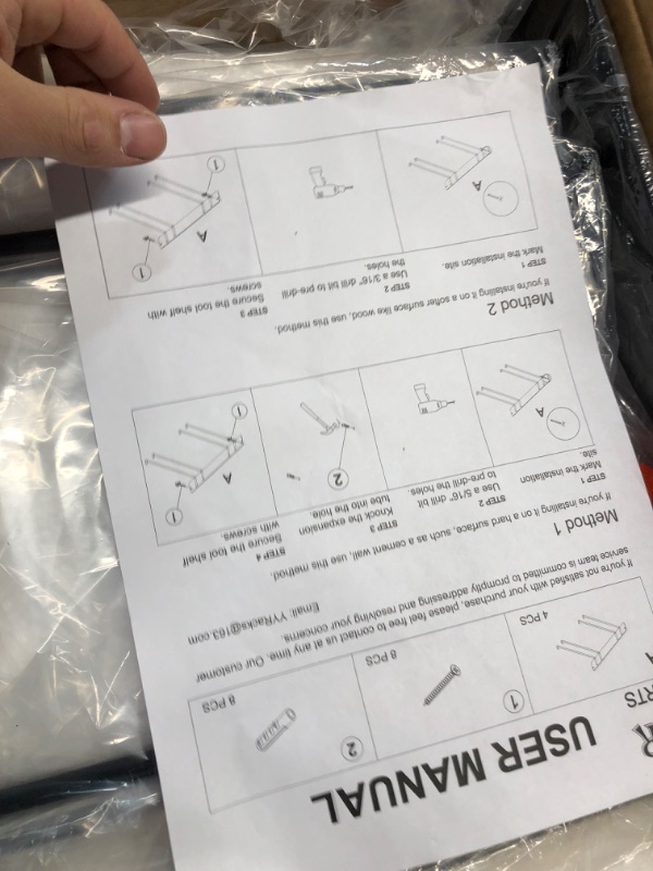 Photo 1 of YYR Folding Chair Storage Rack, Garden Tool & Foldable Chairs Organizer Hangers for Garage Organization, Lawn, Beach, Camping, Yard Chairs Hooks Wall Mount, Soild Metal Max Load 480 LBS - 4 Pack