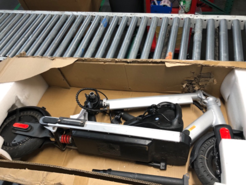 Photo 3 of ***NONREFUNDABLE - THIS SALE FINAL -  PARTS ONLY - SEE COMMENTS***
Caroma Electric Scooter Adults 20 MPH, E68 Matte Silver 500W