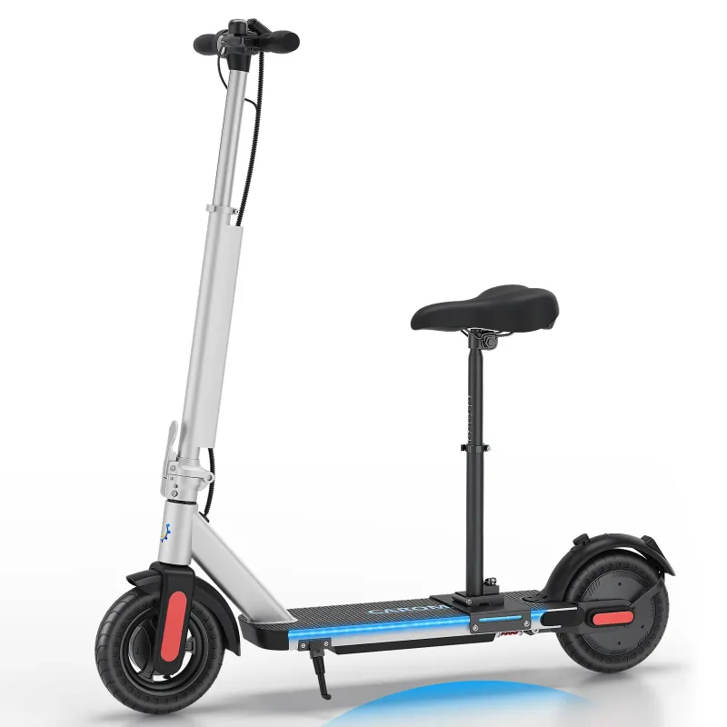 Photo 1 of ***NONREFUNDABLE - THIS SALE FINAL -  PARTS ONLY - SEE COMMENTS***
Caroma Electric Scooter Adults 20 MPH, E68 Matte Silver 500W