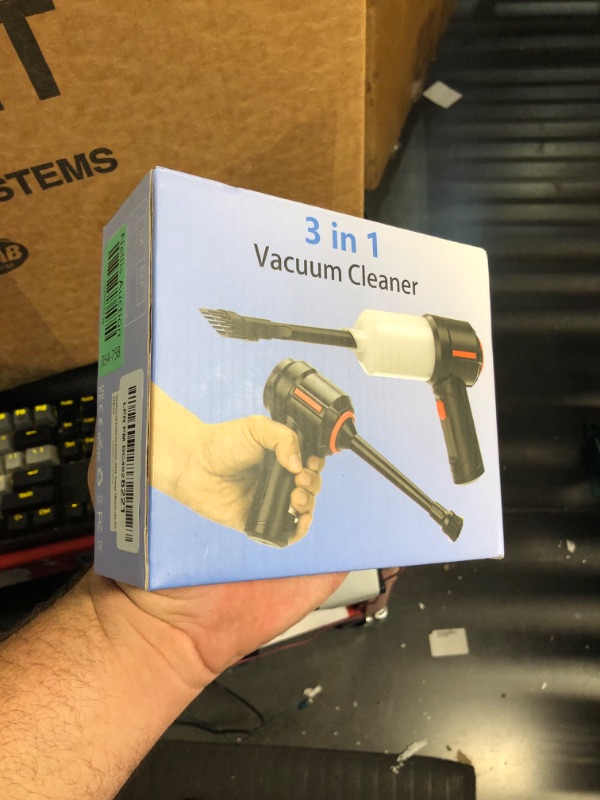 Photo 3 of **MISSING ATTACHMENTS AND FILTER**
Air Duster - Computer Vacuum Cleaner - for Keyboard Cleaning- Cordless Canned Air- Powerful 35000RPM- Energy-Efficient (Air-01)