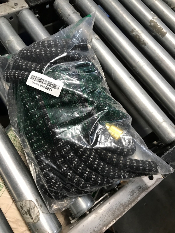 Photo 2 of **MISSING HOSE ATTACHMENT**
Expandable Garden Hose 100 ft, Upgraded Flexible Water Hose 100ft, 3/4" Leakpoof Solid Brass Fittings, Expanding Double Latex Core, Lightweight, No Kink, No Tangle