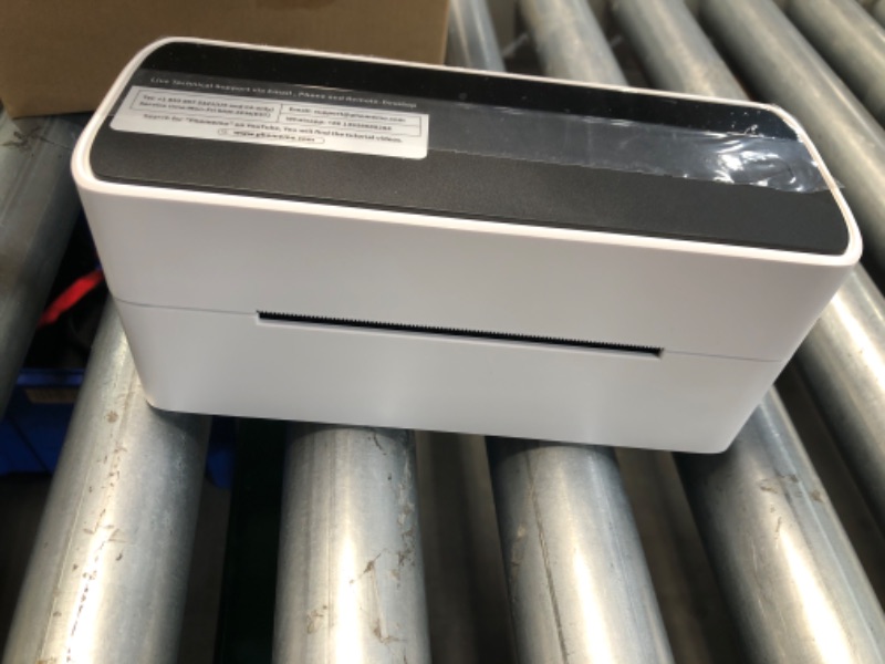 Photo 2 of *USED*Memoqueen Shipping Label Printer 4X6 - Bluetooth Thermal Label Printer for Small Business and Shipping Packages, Compatible with iOS, Android, for USPS,DHL,Etsy,Shopify,Ebay,Amazon