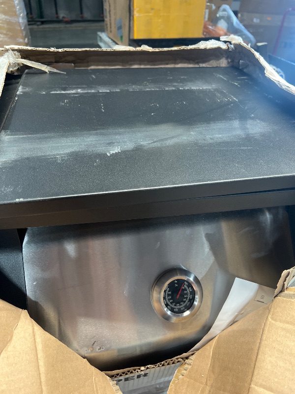 Photo 2 of ***NONREFUNDABLE - THIS SALE FINAL -  PARTS ONLY - SEE COMMENTS***
Lyromix 3 Burners BBQ Grill Propane with Side Burner, Outdoor Gas Grill with Porcelain-Enameled Cast Iron Grates, Stainless Steel Camping Barbecue Grill for Patio, Party, 37000 BTU