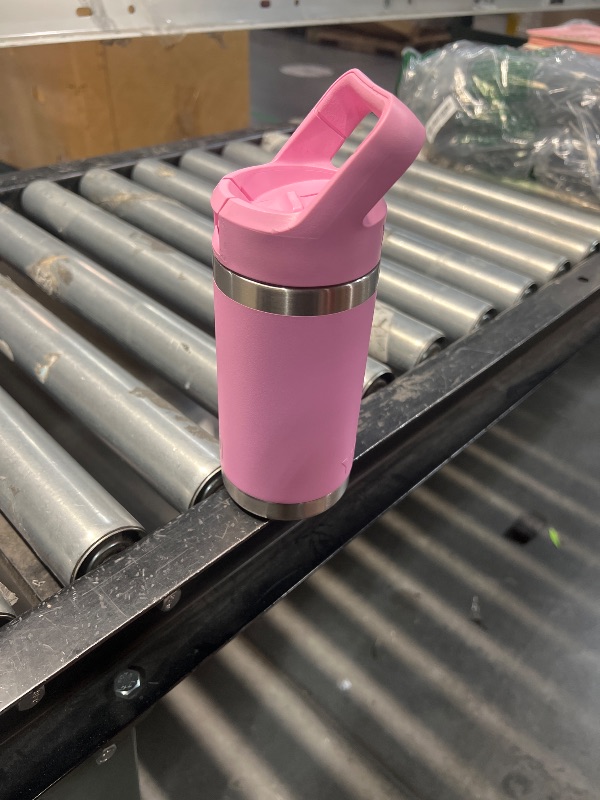 Photo 2 of **MINOR SCUFFS**
YETI Rambler Jr. 12 oz Kids Bottle, with Straw Cap, Power Pink