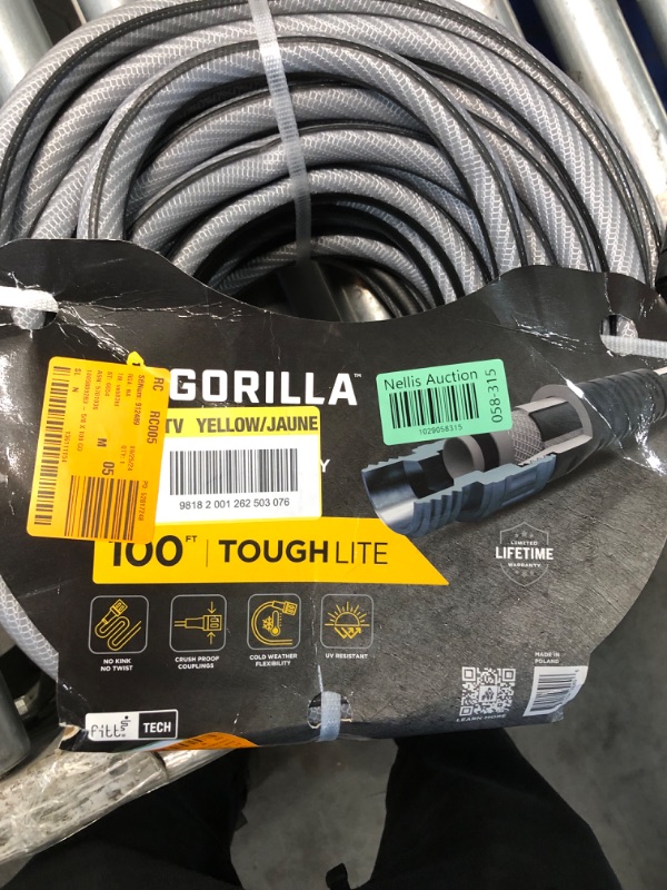 Photo 4 of 
Gorilla
ToughLite 5/8 in. x 100 ft. Heavy Duty Garden Hose



