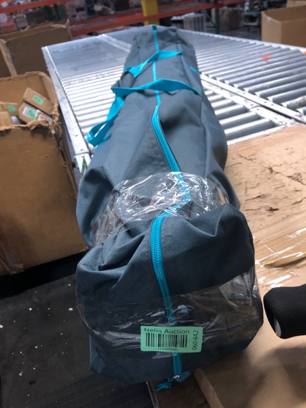 Photo 1 of TIMBER RIDGE Instant Pop Up Hub Tent, 4 Person Portable Weather Resistant Camping Tent, 60 Second Set-Up, Easy Up Tents with Rain Fly and Carry Bag, Blue