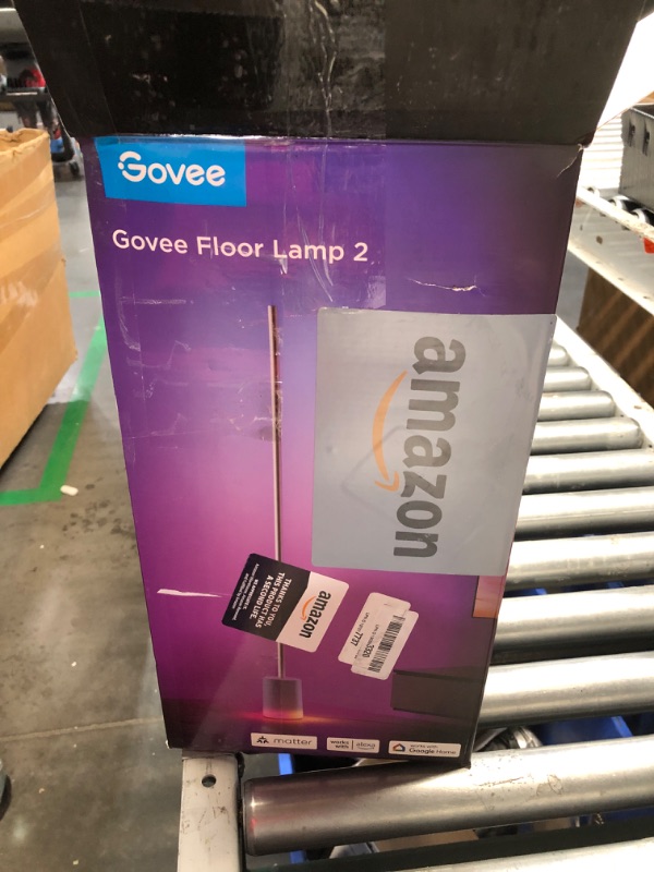 Photo 4 of ***(PARTS ONLY/ NO RETURNS OR REFUNDS) ***
Govee Floor Lamp 2 with Matter, RGBIC Warm Cool White LED Floor Lamp Works with Alexa, 1725lm Corner Floor Lamp with Music Sync, Scene Modes, Smart Floor Lamp for Bedroom, Living Room, Studio, Silver