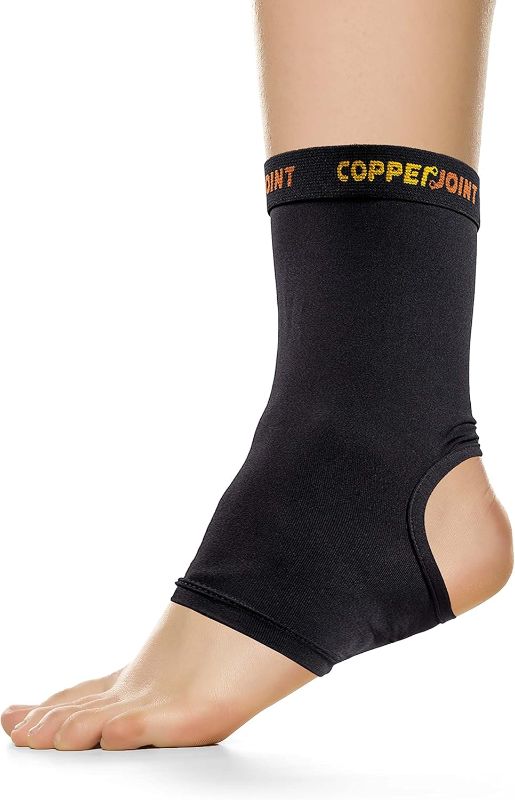 Photo 1 of 
CopperJoint Compression Ankle Sleeve – Copper Infused High-Performance Breathable Design, Provides Comfortable & Durable Joint Support - Single