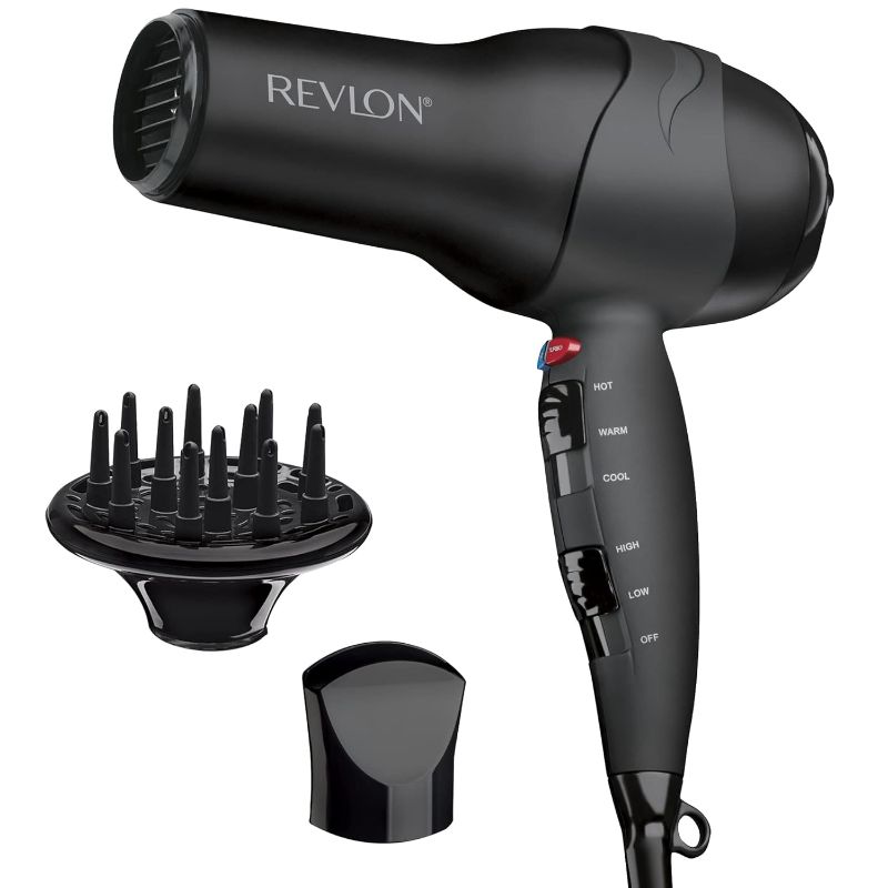 Photo 1 of 
Revlon Turbo Hair Dryer | 1875 Watts of Maximum Shine, Fast Dry (Black)