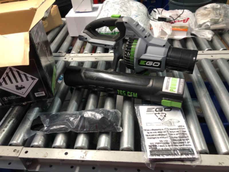 Photo 3 of ***NONREFUNDABLE - THIS SALE FINAL -  PARTS ONLY - SEE COMMENTS***
EGO Power+ LB7650 Variable-Speed Turbo 56-Volt 765 CFM Cordless Leaf Blower Battery and Charger Not Included