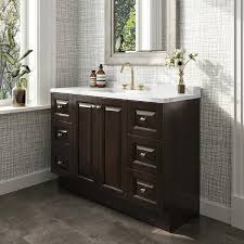 Photo 1 of *** NO TOP INCLUDED** ** DENTED DRAWER**dAMAGED bACK**  Northwood 49 in. W x 19 in. D x 38 in. H Single Sink Bath Vanity in Dusk with Silver Ash Engineered Solid Surface Top
1.2k
