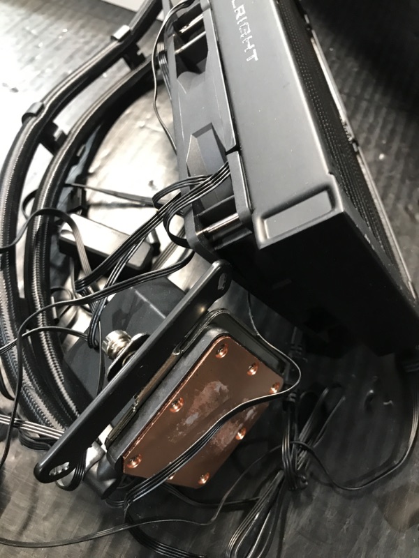 Photo 1 of ** DAMAGED, INSTALLED AND USED*** Thermalright Frozen Prism 240 Black ARGB Liquid CPU Water Cooler with 120mm ARGB PWM Fan,240 Black Cold Row Specification, Computer Water Cooler for AMD/AM4/AM5,Intel LGA1700/1150/1151/1200/2011