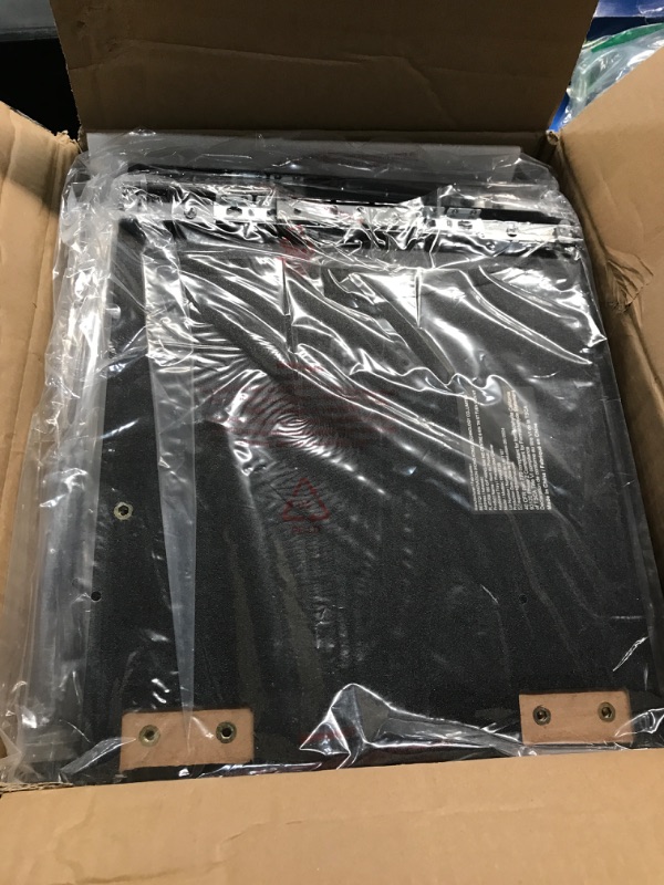 Photo 1 of ** OPENED BOX, MISSING PARTS** HUANUO Keyboard Tray Under Desk, Pull Out Keyboard Tray with C Clamp Mount, 26.5? W x 11.8? D Slide Out Computer Keyboard Drawer Mouse Tray for Typing, Black, HNKB12B