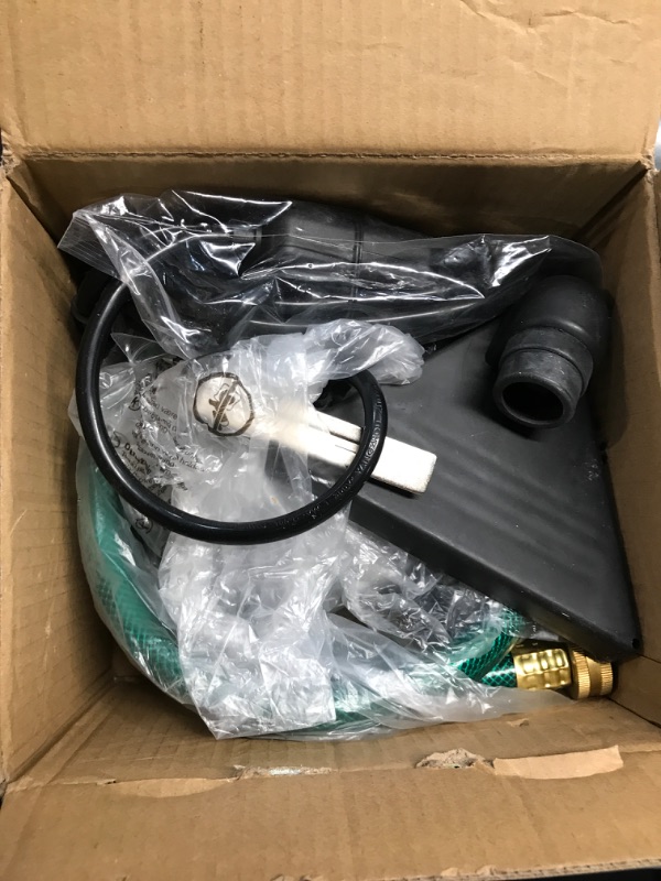 Photo 2 of ** USED DIRTY**VIVOSUN 115V Water Transfer Pump, 1/10HP 330 GPH Portable Electric Utility Pump with ON/OFF Switch and Water Hose Kit, Ideal for Removing Water from Gardens, Hot Tubs, Pools, Ponds, and More