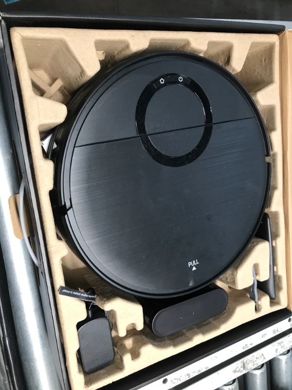 Photo 1 of * USED DIRTY** Robot Vacuum and Mop Combo, 2 in 1 Mopping Robot Vacuum Cleaner with Schedule, Wi-Fi/App/Remote, 2000Pa Max Suction, Self-Charging Robotic Vacuum, Slim, Ideal for Hard Floor, Pet Hair, Low-Pile Carpet
