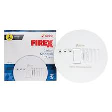 Photo 1 of ** USED  MISSING PARTS** Firex Hardwired Carbon Monoxide Detector with 9-Volt Battery Backup
