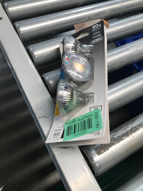 Photo 3 of ** OPENED AND UNTESTED* 50-Watt Equivalent MR16 GU5.3 Bi-Pin Dim 12V Track Light LED Flood Light Bulb, 3000K/4000K/5000K Tunable White (3-Pack)


