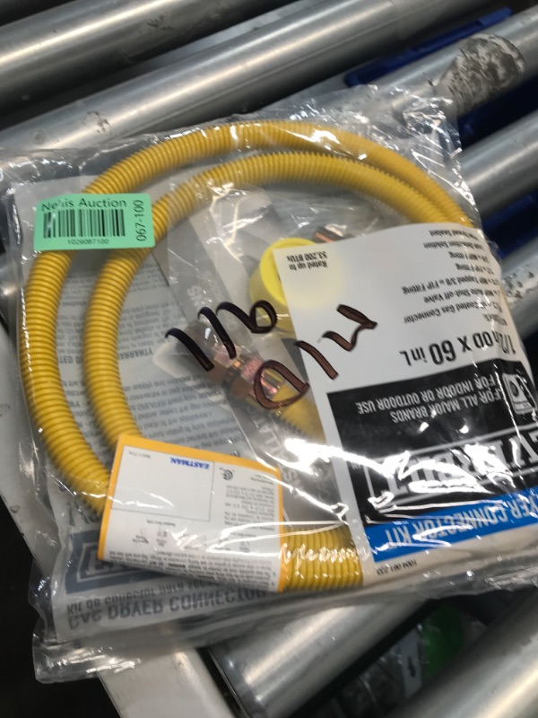 Photo 2 of ** OPEND MISSING PARTS** ***STOCK PHOTO REFERENCE ONLY***5 ft. Thermal Excess Flow Valve Gas Dryer Connector Kit
