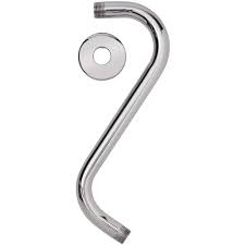 Photo 1 of ** OPEND MISSING PARTS** ***STOCK PHOTO REFERENCE ONLY***S-Style Shower Arm and Flange in Chrome