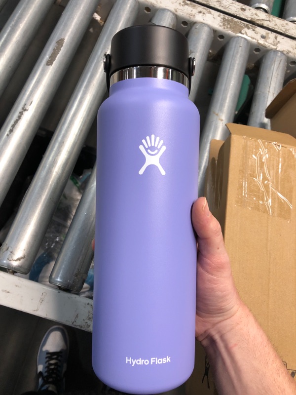 Photo 2 of (READ FULL POST) Hydro Flask Wide Flex Straw Cap Lupine 40 Oz