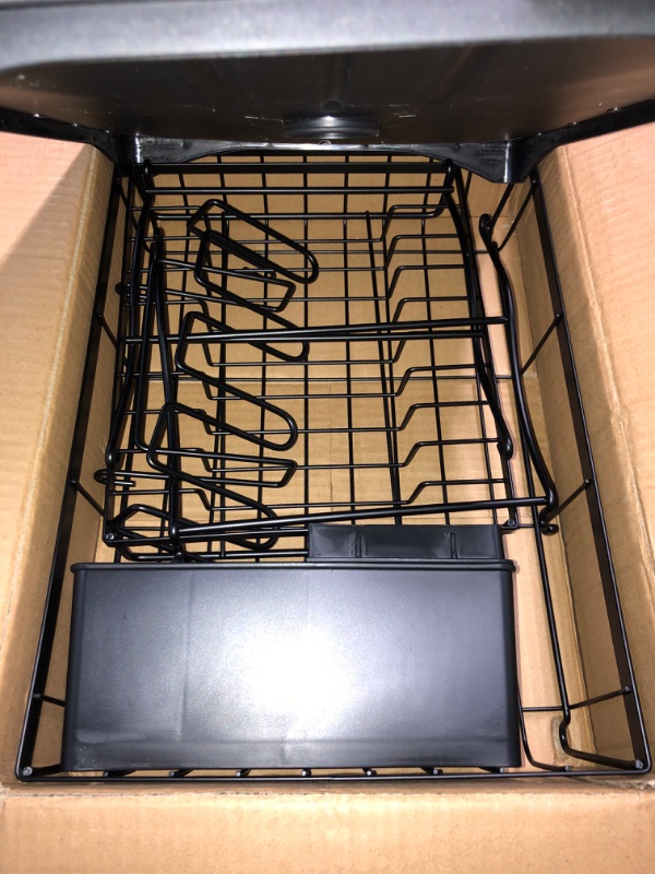 Photo 2 of (READ FULL POST) Dish Drying Rack, 2 Tier Dish Racks for Kitchen Counter, Large Stainless Steel Kitchen Dish Drying Rack with Drainboard, Detachable Dish Drainers with Utensil Holders
