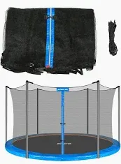 Photo 1 of ****STOCK PHOTO FOR REFERENCE ONLY***Trampoline Replacement Safety Enclosure Net for 6 Straight Poles Round Frame Trampolines, Breathable and Weather-Resistant Trampoline Net with Adjustable Straps (Net Only)
