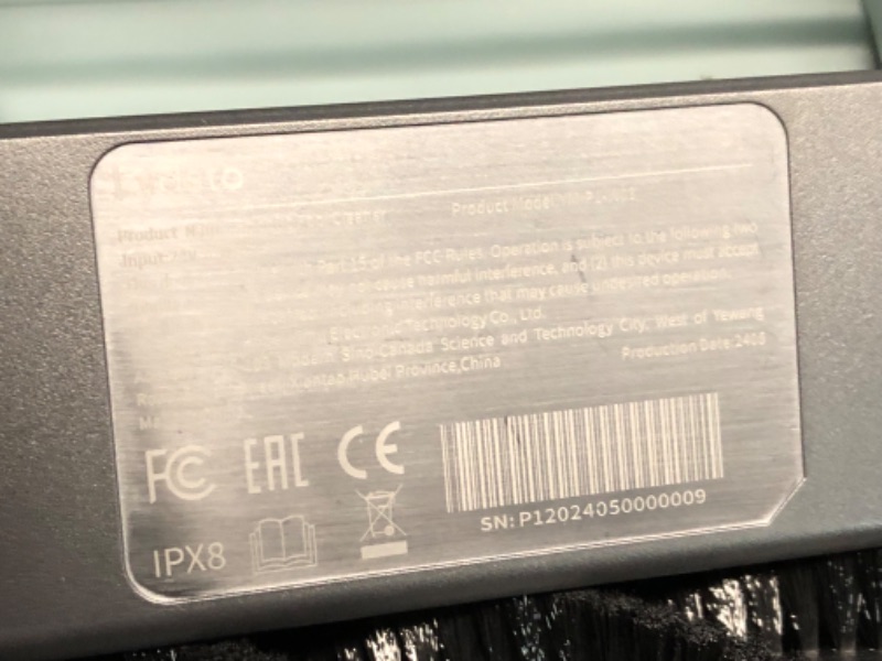 Photo 1 of ***USED - LIKELY MISSING PARTS - UNABLE TO VERIFY FUNCTIONALITY***
Lydsto P1 Robotic Pool Cleaner with Wall Climbing - Automatic Pool Vacuum with APP and Remote Control - Powerful Active Scrubbing Triple Roller Brush - Ideal for In-Ground Pools up to 60 F
