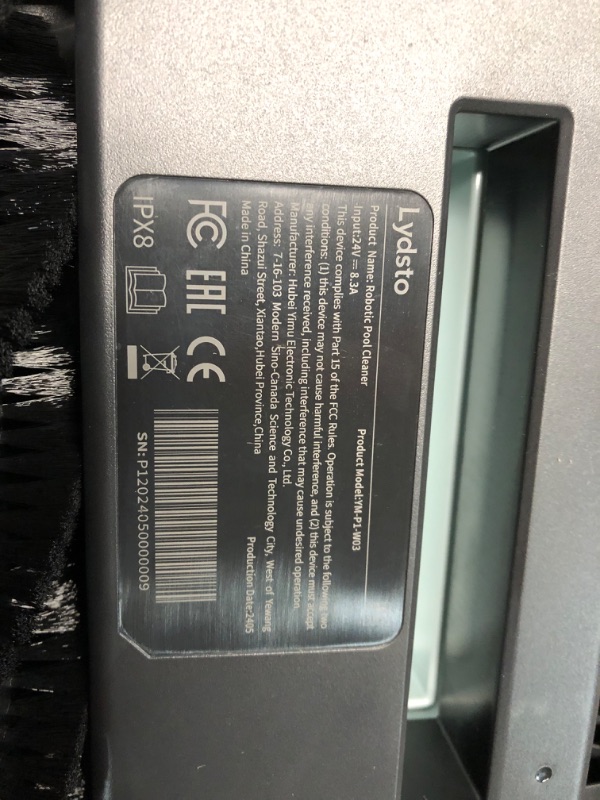 Photo 1 of ***USED - LIKELY MISSING PARTS - UNABLE TO VERIFY FUNCTIONALITY***
Lydsto P1 Robotic Pool Cleaner with Wall Climbing - Automatic Pool Vacuum with APP and Remote Control - Powerful Active Scrubbing Triple Roller Brush - Ideal for In-Ground Pools up to 60 F