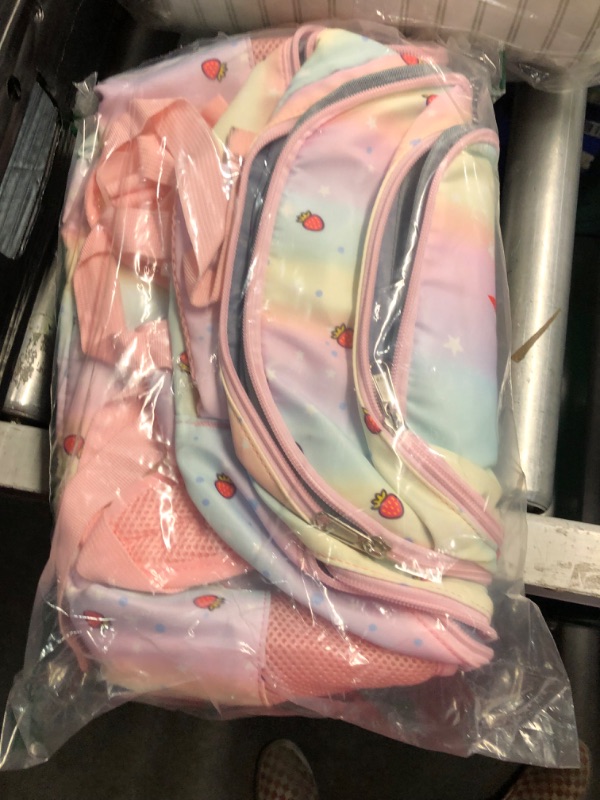 Photo 3 of ***STOCK PHOTO REFERENCE ONLY*** Girls Unicorn Backpack, Elementary School Kids Backpack for Girls Unicorn Bookbag Set with Chest Strap Lunch Bag and Pencil Case