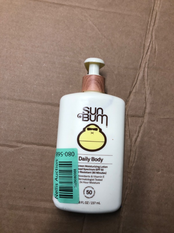 Photo 2 of ***NON REFUNDABLE***Sun Bum Daily SPF 50 Sunscreen Body Lotion | Vegan and Hawaii 104 Act Compliant (Made Without Oxybenzone & Octinoxate) Broad Spectrum Sun Care | Dermatologist Tested | 8 Fl Oz