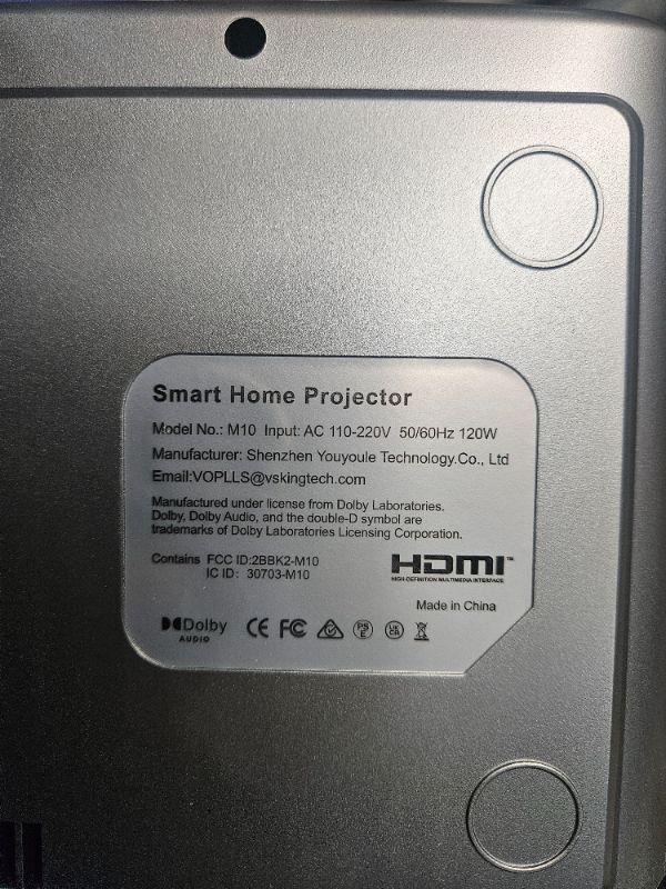 Photo 1 of [Netflix Officially and AI Auto Focus] VOPLLS 4K Projector with WiFi and Bluetooth