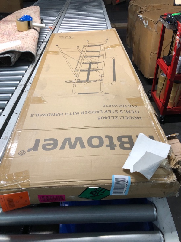 Photo 4 of ***FACTORY SEALED*** 
HBTower 5 Step Ladder with Handrails