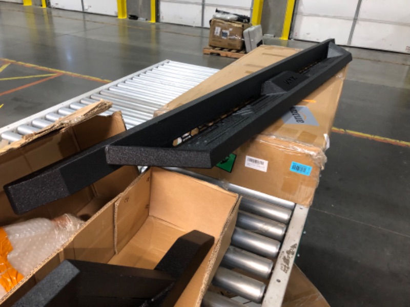 Photo 3 of ***USED - SCRATCHED - MISSING MOUNTING BRACKETS AND HARDWARE - RUNNING BOARDS ONLY - SEE PICTURES***
KYX Running Boards & Steps Nerf Bars Fit for 2019-2024 Chevy Silverado/Sierra 1500 Crew Cab (Exclude 2019 1500 LD/Limited), A Pair Car Door Side Steps Ner