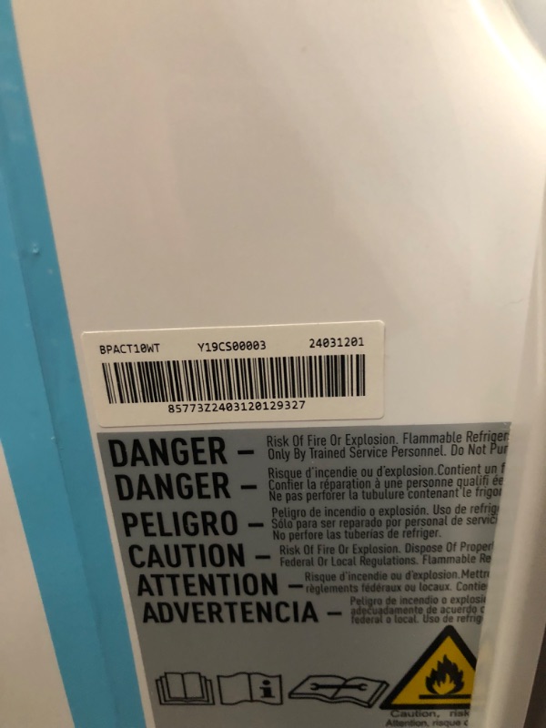 Photo 9 of ***USED - MISSING PARTS - UNTESTED - SEE COMMENTS***
BLACK+DECKER 10,000 BTU Portable Air Conditioner up to 450 Sq.Ft. with Remote Control,White White 1 Count (Pack of 1)