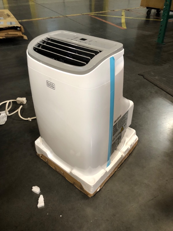 Photo 5 of ***USED - MISSING PARTS - UNTESTED - SEE COMMENTS***
BLACK+DECKER 10,000 BTU Portable Air Conditioner up to 450 Sq.Ft. with Remote Control,White White 1 Count (Pack of 1)