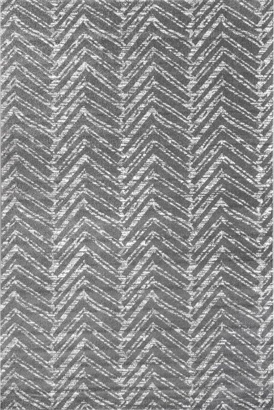 Photo 5 of (READ FULL POST) nuLOOM Rosanne Transitional Striped Area Rug, 8x10, Dark Grey